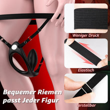 Laden Sie das Bild in den Galerie-Viewer, 4 IN 1 Tragbarer Analvibrator Penisring Hodenvibration mit Stoßfunktion &amp; 9 Kraftvolle Modi