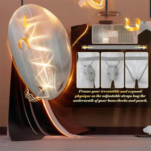 Laden Sie das Bild in den Galerie-Viewer, Tragbarer Peniskäfig Keuschheitsgürtel BDSM-Schutz Hodentrainer mit 9 Vibrationsmodi