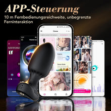Laden Sie das Bild in den Galerie-Viewer, Analvibratoren Sex Spielzeug für die Männer die Paare solo, Prostata Stimulation Gay Sex Toyset für Man, Anal Vibrator Toy Analdildo mit App &amp; 9 Vibration