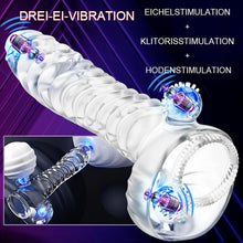 Laden Sie das Bild in den Galerie-Viewer, Dildo Vibrator mit 10 Vibrationmodi und Fernbedienung Analvibrator Buttplug Klitorisstimulator G-Punkt-Prostata-Stimulator Klitoris-Massagegerät Analdildo für Frauen Männer Paare