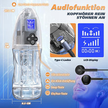 Laden Sie das Bild in den Galerie-Viewer, Elektrischer Masturbator Masturbieren für Männer mit 7 Saugmodi 10 Vibrationen Sex Spielzeug für die Männer Transparent 3D Taschenmuschi Blowjob Masturbatoren Penis Vibrator Trainer Pussy Sexspielzeug
