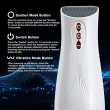 Laden Sie das Bild in den Galerie-Viewer, Elektrischer Masturbator Cup mit 10 Vibration &amp; 10 Saugmodi, Sex Spielzeug für die Männer solo, Taschenmuschi Masturbieren für Männer Penis Masturbatoren, Sex Toys mit 3D Vagina Pussy