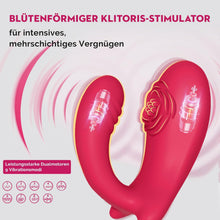 Laden Sie das Bild in den Galerie-Viewer, Sex Spielzeug für die Paare Frau Männer, Rose Mini G Punkt Vibration für Frauen, Vibratorensets für Frauen Klitoris mit Fernbedienung Leise, Vibrator App, BDSM Erotisches Sexspielzeug Spiele