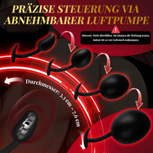 Laden Sie das Bild in den Galerie-Viewer, Neuer Aufblasbar Analplug Mit Magnetverschluss-System für Luftpumpe Sex Spielzeug für die Männer, Verstellbar Riesen Dildo Butt Plug Abnehmbarer, Sex Toys Anal Plug SM Sexspielzeug für Paare Frauen