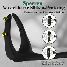 Laden Sie das Bild in den Galerie-Viewer, Prostata Stimulation Männer Sex Spielzeug für die Männer, Vibratorensets Analplug für männer Penisringe Vibrator Analvibratoren für mann Sexspielzeug für Paare Cockring groß mit 10 Vibrationsmodi