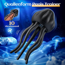 Laden Sie das Bild in den Galerie-Viewer, Masturbator Sexspielzeug für Paare Extrem Sex Toy mit 10 Vibrations Qualle Tentakel Penismassage Nippel &amp; Klitoris Stimulator, Vibratorensets Penis Vibrator - Erotik Sextoysets für Ihn und Frauen