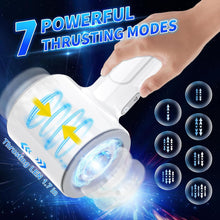 Laden Sie das Bild in den Galerie-Viewer, Elektrischer Masturbator Cup 7 Geschwindigkeiten 7 Vibrationsmodi Sex Spielzeug für die Männer Solo Sex Toys Masturbieren für Männer Taschenmuschi Penis Masturbatoren Taschenmuschi Vibrator