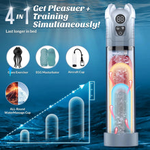 Laden Sie das Bild in den Galerie-Viewer, Penispumpen Sex Spielzeug für Die Männer Masturbator - Masturbieren für Männer Elektrische Penies Pump mit Rose Vibrator, Penies.verlängerung Pension Pump Penisvergrößerung Penis Extender Vakuumpumpe