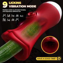 Laden Sie das Bild in den Galerie-Viewer, Elektrische Cup-Masturbatoren Realistisches Blowjob mit 9 Vibrationsmodi Sexspielzeug für Männer Vibratorensets Elektrisch Sextoysets Für Men