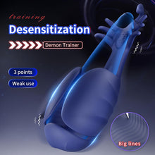 Laden Sie das Bild in den Galerie-Viewer, Masturbator Mann Elektrischer Masturbator Penismassage Penisvibrator Mit 10 Vibrationsmodi Vibratoren für Männer Leise Eichelvibrator Penis Trainer Sexspielzeug für Männer Solo
