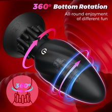 Laden Sie das Bild in den Galerie-Viewer, Analvibratoren für Man, Prostata Stimulation Männer Analplug Sex Spielzeug für die Männer mit 10 Vibrationen und 10 Rotationsmodi Fernbedienung Anal Plug Dildo für Paare Buttplug Sexspielzeug