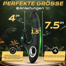 Laden Sie das Bild in den Galerie-Viewer, Dildo Vibrator Sex Spielzeug für die Frau, Vibratorensets für Frauen Klitoris Stimulator für Sie, G Punkt Vibratoren mit Klitorisstimulation mit 10 VibrationModi Sexspielzeug für Paare Sex Toy