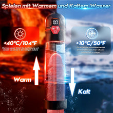Laden Sie das Bild in den Galerie-Viewer, Elektrische Penispumpe – Sexspielzeug für Männer – Pumpen &amp; Vergrößerer, Masturbator für Männer mit 5 Saugstufen und 7 Vibrationsmodi, Penisvergrößerer für Männer zur Förderung der Erektion