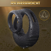 Laden Sie das Bild in den Galerie-Viewer, Sex Spielzeug Für Die Paare Penisring, Sex Spielzeug Für Die Männer Dual Penis Ring Vibrator Mit Fernbedienung, Penisringe Langwährende Erektion Cockring Sex Spielzeug Für Die Frau, Männer