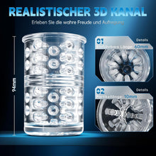 Laden Sie das Bild in den Galerie-Viewer, AI-Sync Elektrischer Masturbator Cup, Masturbieren für Männer mit 7 Saugmodi 7 Rotationsmodi, Blowjob Taschenmuschi Penis Stimulator 3D Realistischer Vagina Pussy Sex Spielzeug für die Männer Sex Toys