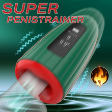 Laden Sie das Bild in den Galerie-Viewer, 360° umwickeltes Elektrischer Masturbator Groß Penistrainer Vibrator Sex Spielzeug für Männer, HeizfunktionPenisvibrator 9 Vibrations für Training längere Ausdauer, Eichel Stimulator Sexspielzeug solo
