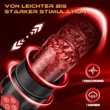 Laden Sie das Bild in den Galerie-Viewer, Elektrischer Masturbator Sex Spielzeug für die Männer,Masturbieren für Männer mit 7 Modi Saugen &amp; Vibrieren &amp; Schieben &amp; Rotieren,Taschenmuschi Realistisch Stimulator 3D Realistischer Vagina,Sex Toy