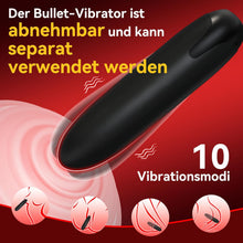 Laden Sie das Bild in den Galerie-Viewer, Penisring Vibrator mit Bullet-Vibrator Sex Spielzeug für die Paare Männer, Vibration-Penisringe Sex Toys mit 10 Modi Cockring für Penis Testikel Stimulation, Klitorisstimulator Sexspielzeug für Frauen