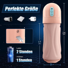 Laden Sie das Bild in den Galerie-Viewer, Mastubator sextoysets für men Masturbator, Elektrische Masturbieren für Männer mit realistische 5 Saugen Modi &amp; 10 Vibrationen Penispumpe echt, Sextoysets für Ihn Penis Vibratorensets für Männer