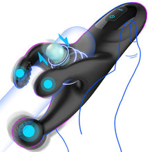 Laden Sie das Bild in den Galerie-Viewer, Penisvibrator mit Klopf- und Vibrationsfunktion