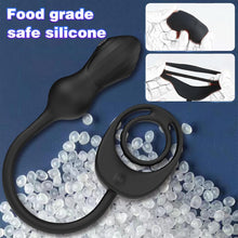 Laden Sie das Bild in den Galerie-Viewer, NEU Elektroshock Analvibratoren für Mann mit 10 Vibrations 3 Elektroschockmodi Prostata Stimulation Männer Penis Ring Vibrator Analplug Sexspielzeug für Männer Paare Extrem