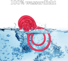 Laden Sie das Bild in den Galerie-Viewer, Penisring Vibrator mit Rose Klitoris Stimulator, Penis Ring Vibratoren Sex Spielzeug für Männer Paare Frauen, 9 Vibrations Cockring Erotisches Sexspielzeug Mann Paar Frau Extrem