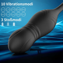 Laden Sie das Bild in den Galerie-Viewer, Analvibrator Prostata Stimulation Vibration Männer, Anal Plug Vibrator Mit Penisring, Anal Dildo Analvibratoren Mit Stoßfunktion, Herren Anal Toy Sex Spielzeug für Mann