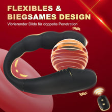 Laden Sie das Bild in den Galerie-Viewer, Doppeldildos Dildo Anal Vibrator Klitorisstimulator G-punkt Vagina Klitoris Anal Massage Drahtlose Steuerung Dildo Doppel Headed Vibratoren U-förmigen Sex spielzeug für Frauen Lesben Paar