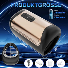 Laden Sie das Bild in den Galerie-Viewer, Elektrischer Masturbator Penistrainer Vibrator mit App Steuerung Masturbieren Männer mit 10 Modi, 2 in1 Sexspielzeug Eichel Stimulator mit Penisring Mann Sex für solo