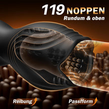 Laden Sie das Bild in den Galerie-Viewer, Penis Vibrator mit 10 360°-Rundum-Rotationen und 10 Vibrationen, Sex Spielzeug für die Männer Eichel Stimulation Masturbator Masturbieren für Männer Elektrisch