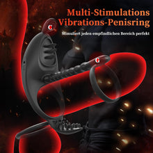 Laden Sie das Bild in den Galerie-Viewer, Penisring Vibrator für Männer enis Ring für Paare Extrem,7 Vibrationsmodi Cockring Penistrainer Sexspielzeug für Klitoris für längere Erektion Stimulation Penis Sex Toys penisring mit vibrator