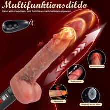Laden Sie das Bild in den Galerie-Viewer, Dildo mit 5 Stoßfunktion &amp; 10 Vibration für Frauen, Vibrator Sex Spielzeug für Paare, Sex Spielzeug für die Frau Männer, Vibratorensets für Frauen Männer, Dildos Sexmaschine Maschinen &amp; Geräte