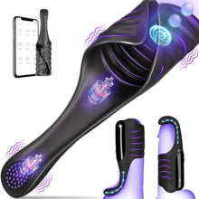 Laden Sie das Bild in den Galerie-Viewer, Elektrischer Masturbator Cup - 3 Motoren, 5 Klopfmodi, 10 Vibrationsmodi, Penis Training Massager Silikon Sexspielzeug für Männer Penis Vibrator Trainer Sex Spielzeug für die Männ Masturbieren