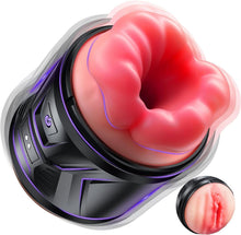 Laden Sie das Bild in den Galerie-Viewer, Masturbieren für Männer Masturbator, Realistisch Vagina blowjob Simulator Sex Spielzeug für die Männer Taschenmuschi 10 Vibrationen, Vibratorensets für Männer Sexspielzeug Solo, Sex Toy Mastur