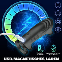 Laden Sie das Bild in den Galerie-Viewer, Penisring Vibrator Sex Spielzeug für die Männer, Penis Ring Erotik Sex Spielzeug für Paare Extrem, Cockring Penistrainer mit App Steuerung Masturbieren Männer mit 10 Modi für Langwährende Erektion