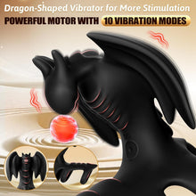 Laden Sie das Bild in den Galerie-Viewer, 3 in1 Penisring Penis Vibrator Sex Spielzeug für die Männer Paare Extrem, Drachen Cockring Hodenring mit 10 Vibrationsmodi für Klitoris Stimulation &amp; Penis Vergrößerung Zeit Verlängern