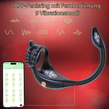 Laden Sie das Bild in den Galerie-Viewer, Penisring Sex Spielzeug für die Männer, Penis Ring Erotik Sex spielzeug für Paare extrem sex, Cockring Erotisches Sexspielzeug für Klitoris, 10 Vibrationsmodi Dual Penisringe Massagegerät mit APP