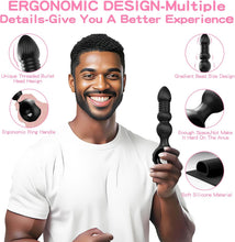 Laden Sie das Bild in den Galerie-Viewer, Analvibratoren für Mann, Wordone Analplug für Männer mit 10 Vibrationen&amp;7 Stoßbewegungen, Buttplug Prostata Stimulation Sex Spielzeug für die Männer, Analspielzeug-Analplug# für Frauen Paare