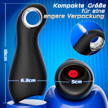 Laden Sie das Bild in den Galerie-Viewer, Sex Spielzeug für die Männer Masturbator, Elektrischer Masturbieren für Männer mit 5 Zungenleckmodi Hohler Ring, 3IN1 Penis Vibrator Sexspielzeug 360° Umwickeln Penistrainer 10 Vibrationsmodi Sex Toys