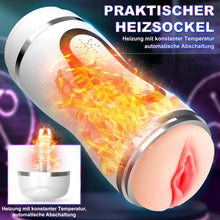 Laden Sie das Bild in den Galerie-Viewer, Elektrischer Masturbator Mann Cup Heizfunktion mit 10 Modi Masturbieren für Männer Sex Spielzeug für die Männer Soundfunktion Sexspielzeug Taschenmuschi Penis Masturbatoren Vibrator Blowjob