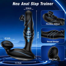 Laden Sie das Bild in den Galerie-Viewer, Analvibratoren für Männ Prostata Stimulation Männer Analplug für männer mit 10 Schlagmodi 10 Vibrationen Sexspielzeug für die Männer Anal Vibrator Dildo Vibratorensets für Männer Perineum Stimulation
