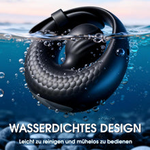 Laden Sie das Bild in den Galerie-Viewer, Verstellbarer Penisring Vibrator Sex Spielzeug für die Männer - Silikon Cockring Penis Ring Sex Toyset für Man Erektion mit 10 Vibrationsmodi, App Perlen-Hodenring Erotisches Sexspielzeug für Paare