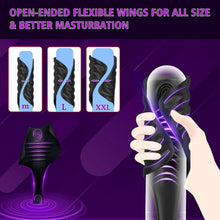 Laden Sie das Bild in den Galerie-Viewer, Elektrischer Masturbator Cup - 3 Motoren, 5 Klopfmodi, 10 Vibrationsmodi, Penis Training Massager Silikon Sexspielzeug für Männer Penis Vibrator Trainer Sex Spielzeug für die Männ Masturbieren