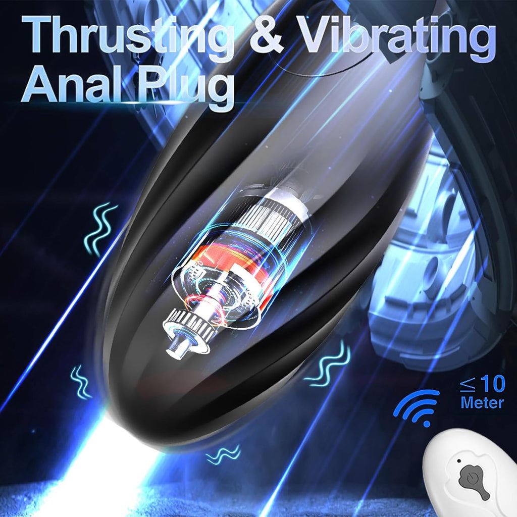 Anal Vibrator Prostata Stimulation Männer mit Fernbedienung Analvibratoren für Mann mit 10 Vibrationsmodi Sex Spielzeug für Die Männer Prostata Vibrator Anal Spielzeug für Männ Fraue Paare