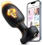 Analvibratoren Sex Spielzeug für die Männer die Paare solo, Prostata Stimulation Gay Sex Toyset für Man, Anal Vibrator Toy Analdildo mit App & 9 Vibration