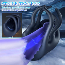 Laden Sie das Bild in den Galerie-Viewer, Latest 3.0 Vibrator Masturbating for Men Electric, Sword Helmet Design Glans Stimulator Man Masturbators Ring Vibrator, 10 Vibrator Modes, Prostate Vibration Men Masturbator