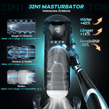 Laden Sie das Bild in den Galerie-Viewer, PRONFANS Sex Spielzeug für die Männer Masturbator, 9 Saugen &amp; Stöße &amp; Vibratorensets 3D Pussy Masturbieren für Männer Penispumpe, APP Taschenmuschi Blowjob Sexspielzeug Masturbatoren Penis Sex Toys