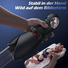 Laden Sie das Bild in den Galerie-Viewer, Sex Spielzeug für die Männer Masturbator, Zungenlecken Flattern Masturbatoren Vibrator, Upgraded Flügeldesign Vibratorensets Masturbieren für Männer Paare Sex Toys mit 10x10 Modi &amp; APP Reif Glanvoo