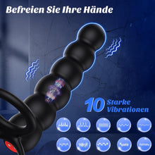 Laden Sie das Bild in den Galerie-Viewer, Sex Spielzeug für die Paare Anal Vibrator, Doppel Penetrations Dildo Penies Ring für Sex Sexspielzeug Männer, Penisring Analvibratoren Mann Prostata Stimulation, Paarvibrator für Paare Sex Toys Extrem