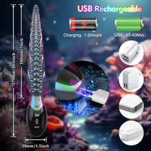 Laden Sie das Bild in den Galerie-Viewer, Dildo Vibrator Sex Spielzeug für die Frau,G Punkt Vibratoren mit Klitorisstimulation für Frauen mit 9 VibrationModi &amp; LCD-Display,Vibratorensets für Frauen Anal Dildo Anal Plug Anal Vibrator Sex Toy.